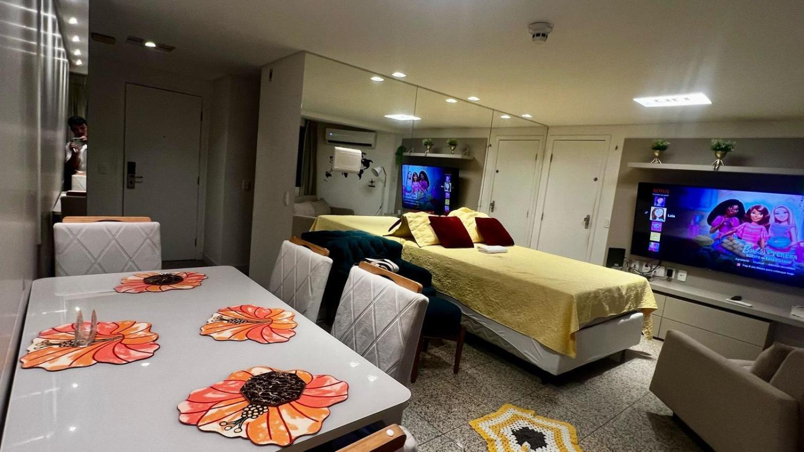 Flat Particular Em Blue Tree Towers Beira Mar Fortaleza Extérieur photo